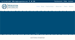 Desktop Screenshot of hougumlaw.com