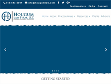 Tablet Screenshot of hougumlaw.com